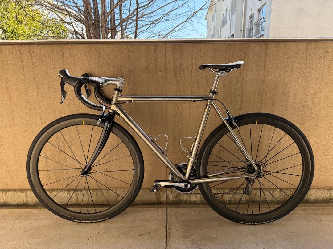 Panasonic チタンロードバイク デュラエース　MAVIC SLR40