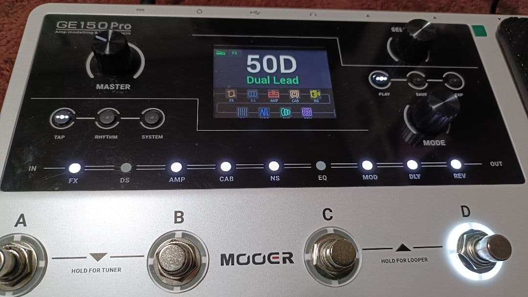 Mooer　GE150 Pro マルチエフェクター ギター エフェクター