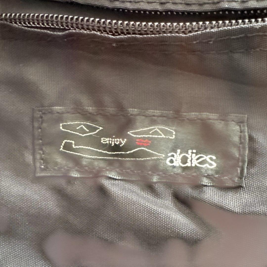 aldies ブラック ボストンバッグ