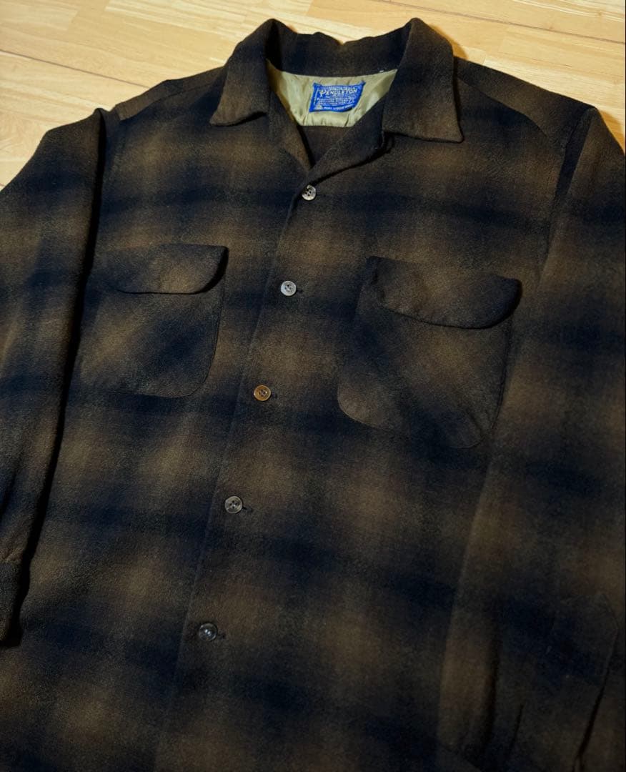 PENDLETON 60s オンブレ　ボードシャツ