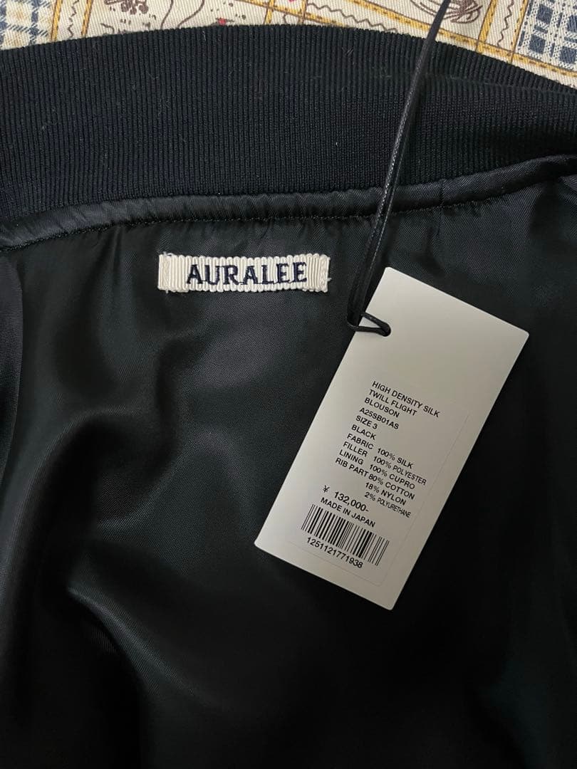 auralee 25ss シルクフライトブルゾン