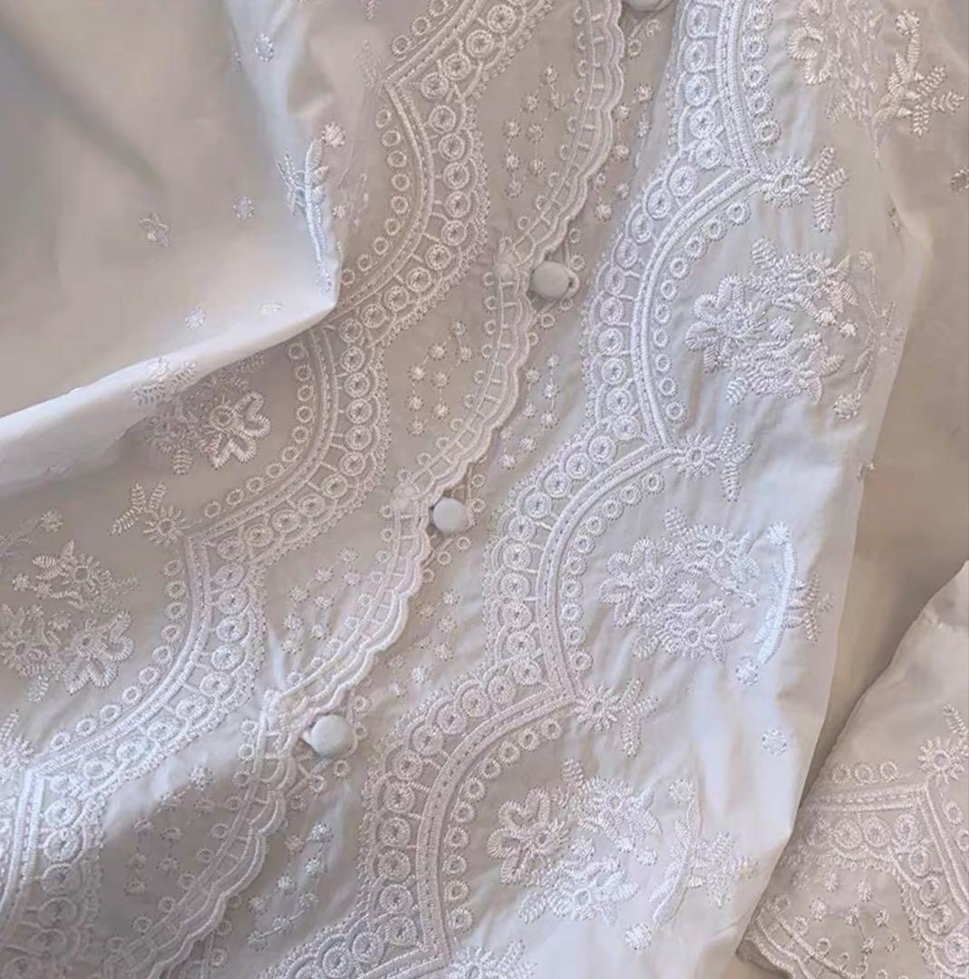 Sezane ブラウス　新品同様　綿100% ホワイト　上品　素敵