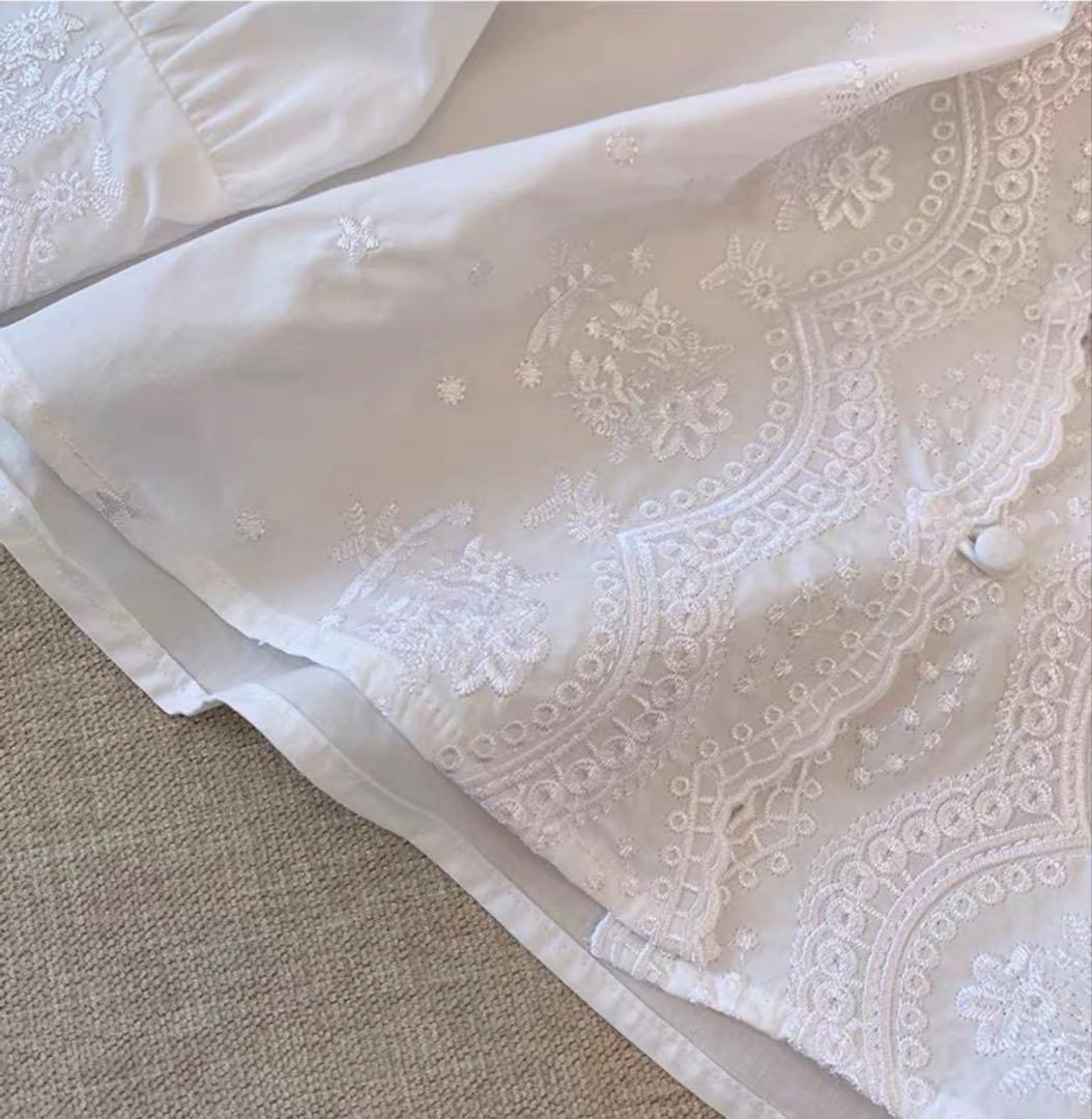 Sezane ブラウス　新品同様　綿100% ホワイト　上品　素敵