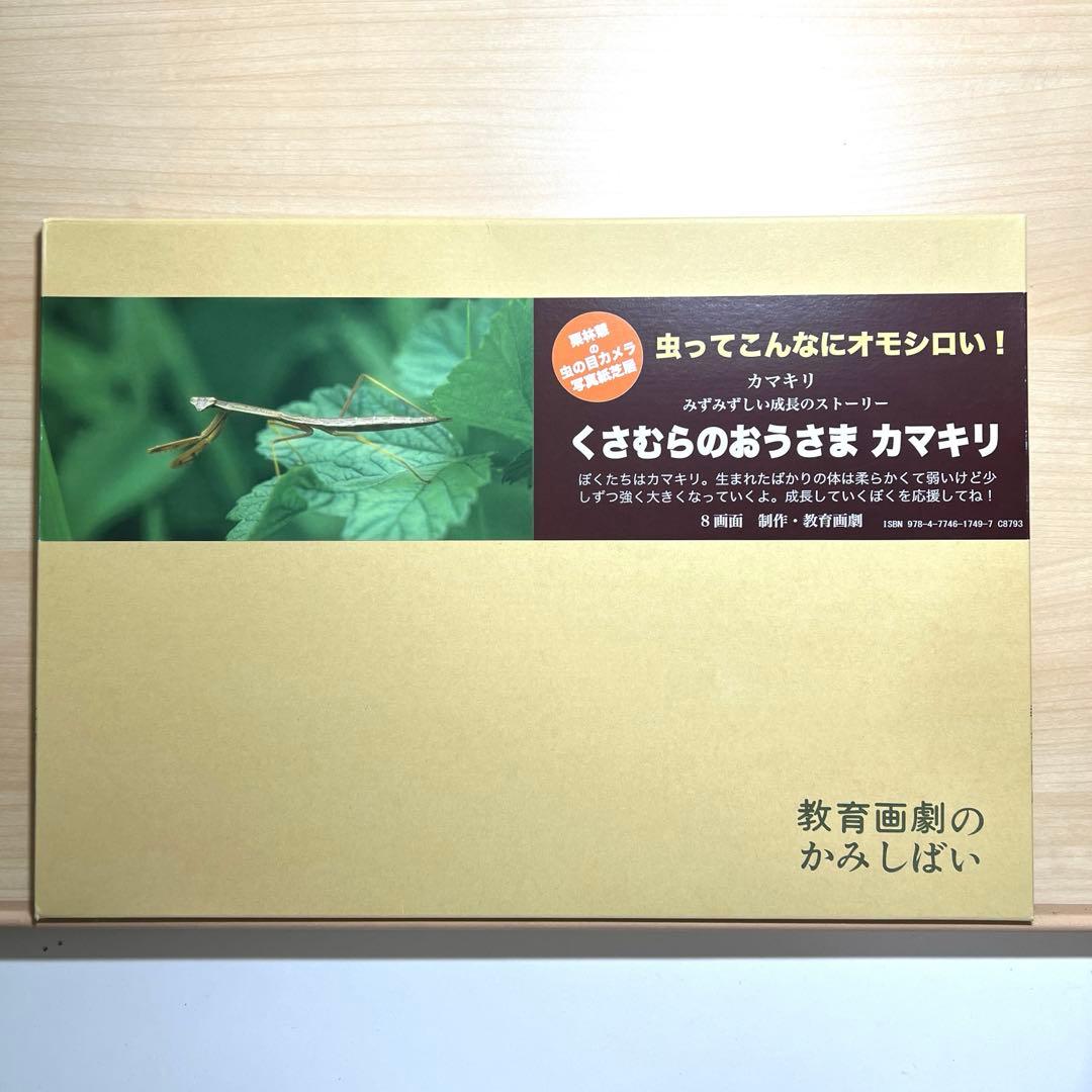 童心社☆教育画劇のかみしばい☆虫ってこんなにオモシロい！☆全8巻