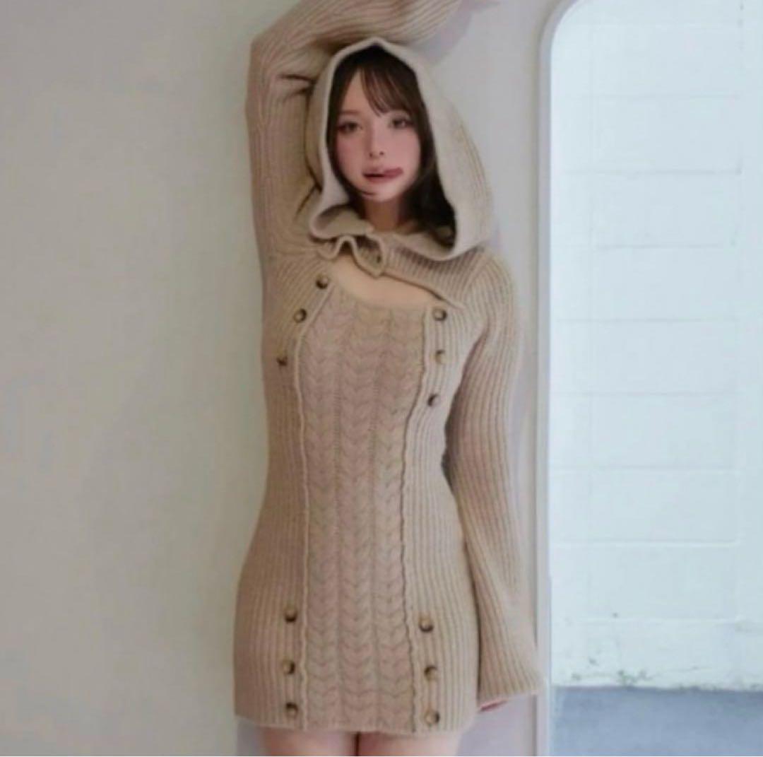 ワンピース ANDMARY Elsie knit mini dress