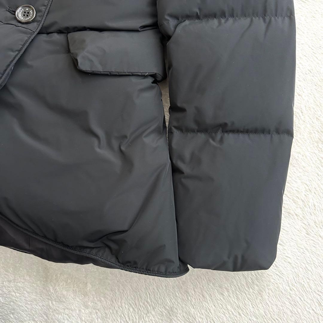 美品　DOUBLE BUTTONED DOWN SHORT COAT 38 黒