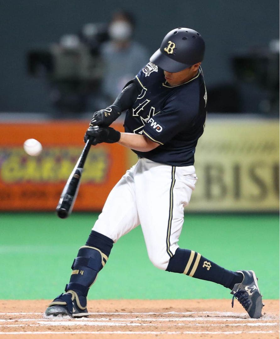 オリックスバファローズ 福田周平 #4 若月健矢 #2 バット 2本　支給品
