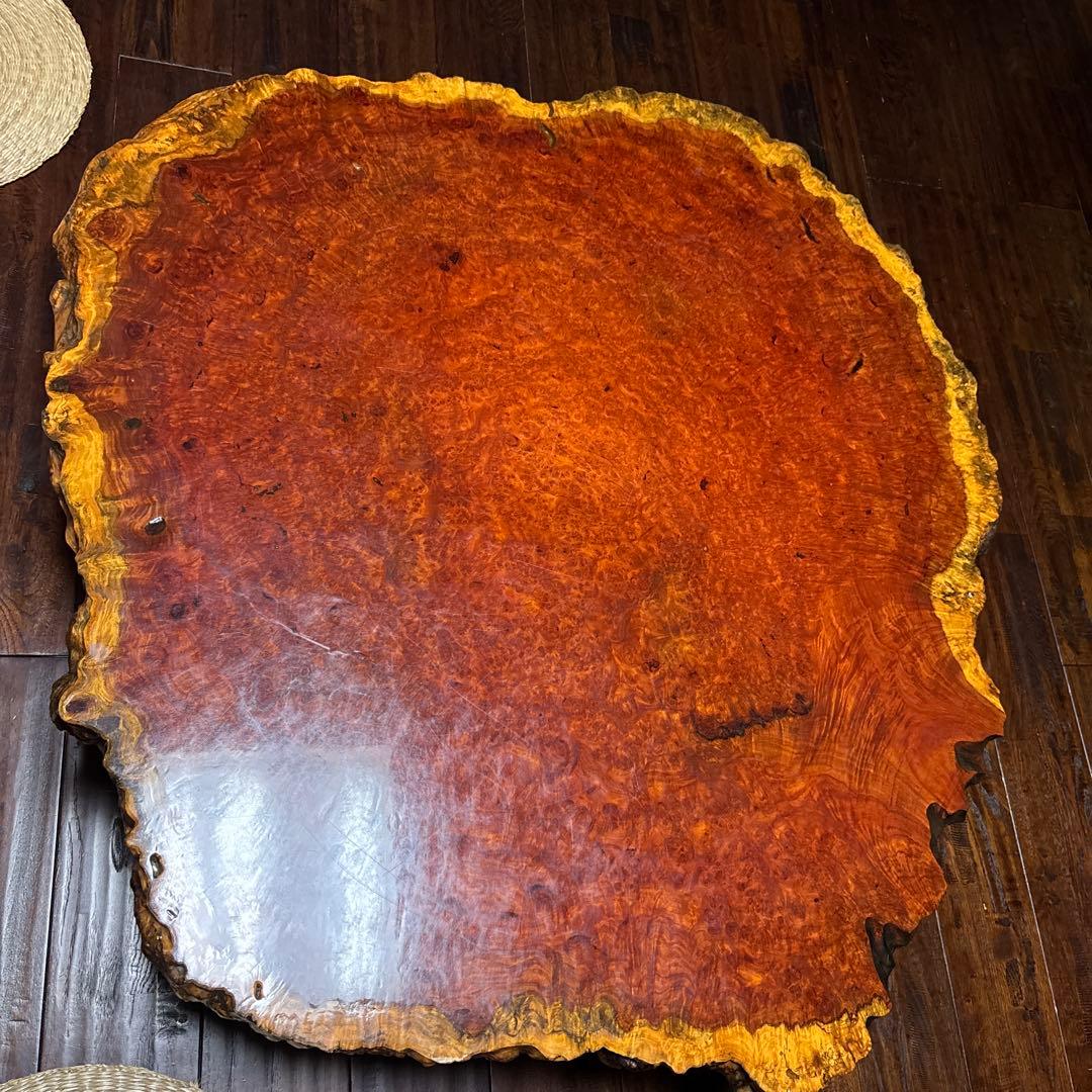 花梨の座卓（一枚もの）