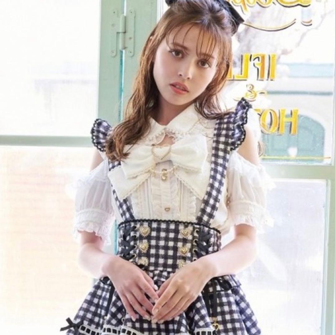 新品 Liz Lisa リズリサ BIGリボンオープンショルダーブラウス