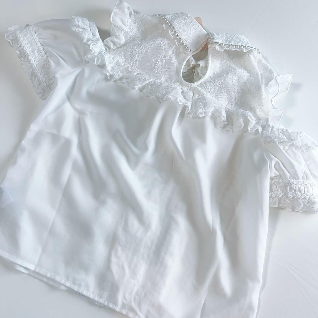 新品 Liz Lisa リズリサ BIGリボンオープンショルダーブラウス