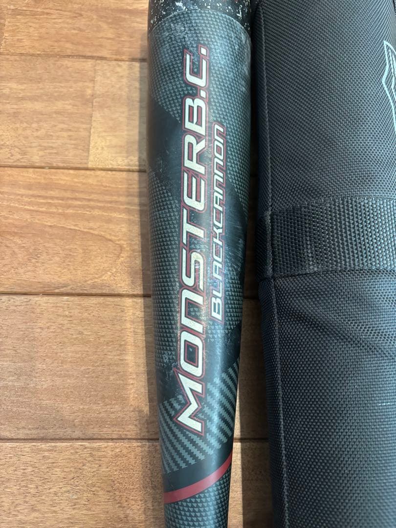 ZETT 少年軟式バット モンスターブラックキャノン80cm 約580g