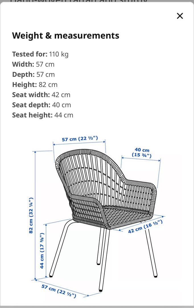 【引取り限定価格】IKEA イケア NILSOVE ニルソーヴェ チェア