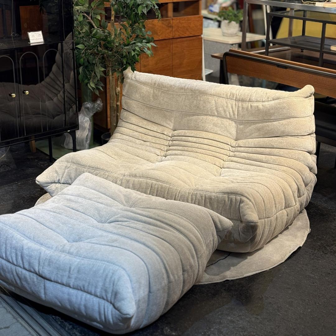 美品 ligne roset リーンロゼ TOGO トーゴ 2人掛けソファ 2P