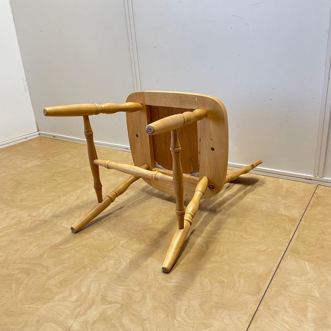 ミキモク ダイニングチェア② ウィンザーチェア 椅子 チェア 北欧スタイル 花柄