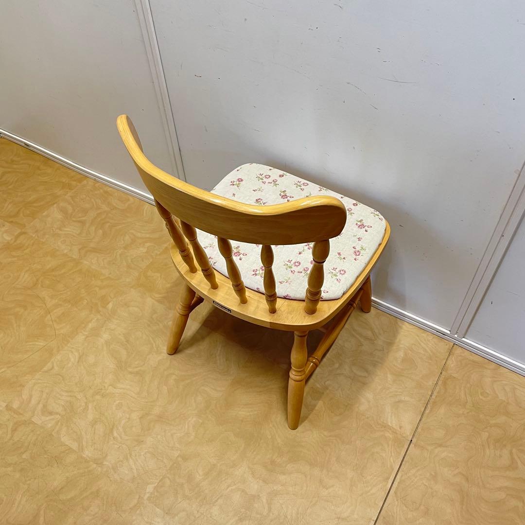 ミキモク ダイニングチェア② ウィンザーチェア 椅子 チェア 北欧スタイル 花柄