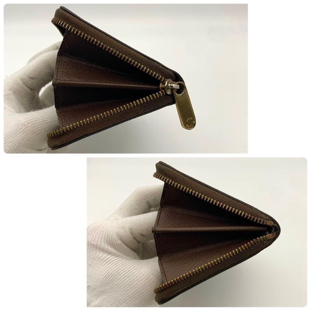 鑑定済み ルイヴィトン ジッピーパース 財布 ケース ダミエ コンパクト
