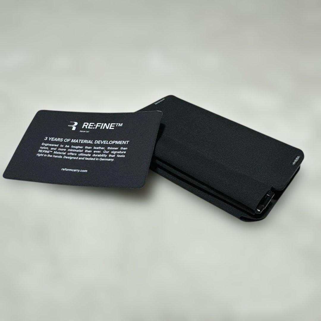 Re:form 財布 ブラック