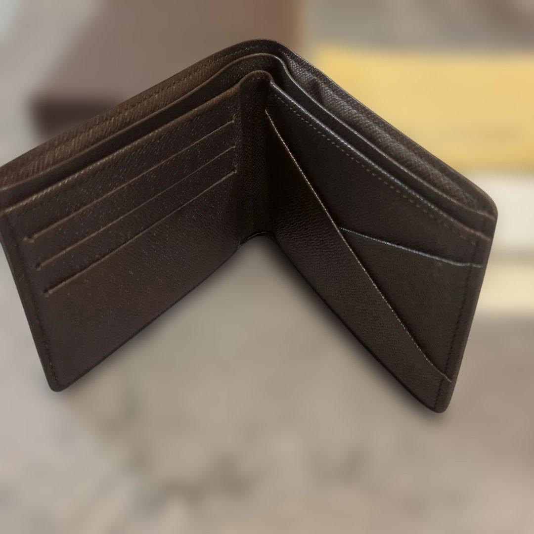 美品✨️ルイヴィトン ダミエ⭐️N60895 二つ折り財布⭐️箱・保存袋付