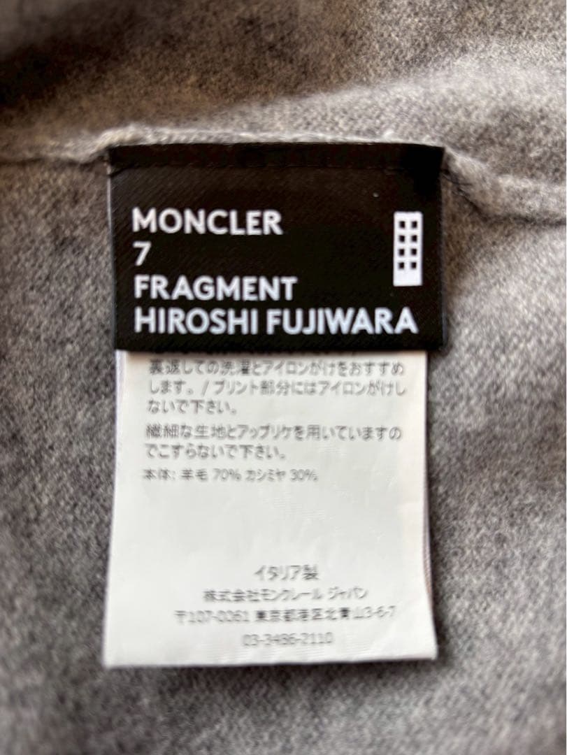 モンクレール　ジーニアス　藤原ヒロシ　フラグメント　Sサイズ