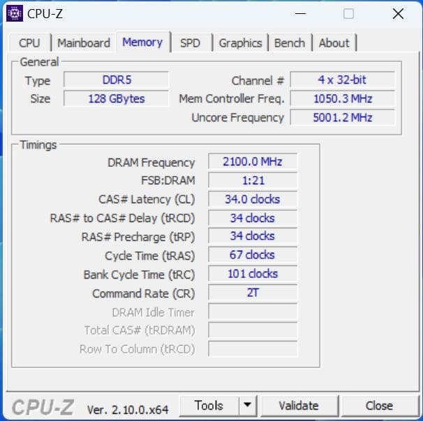 Samsung DDR5-4800 32GB×2枚 動作確認済み