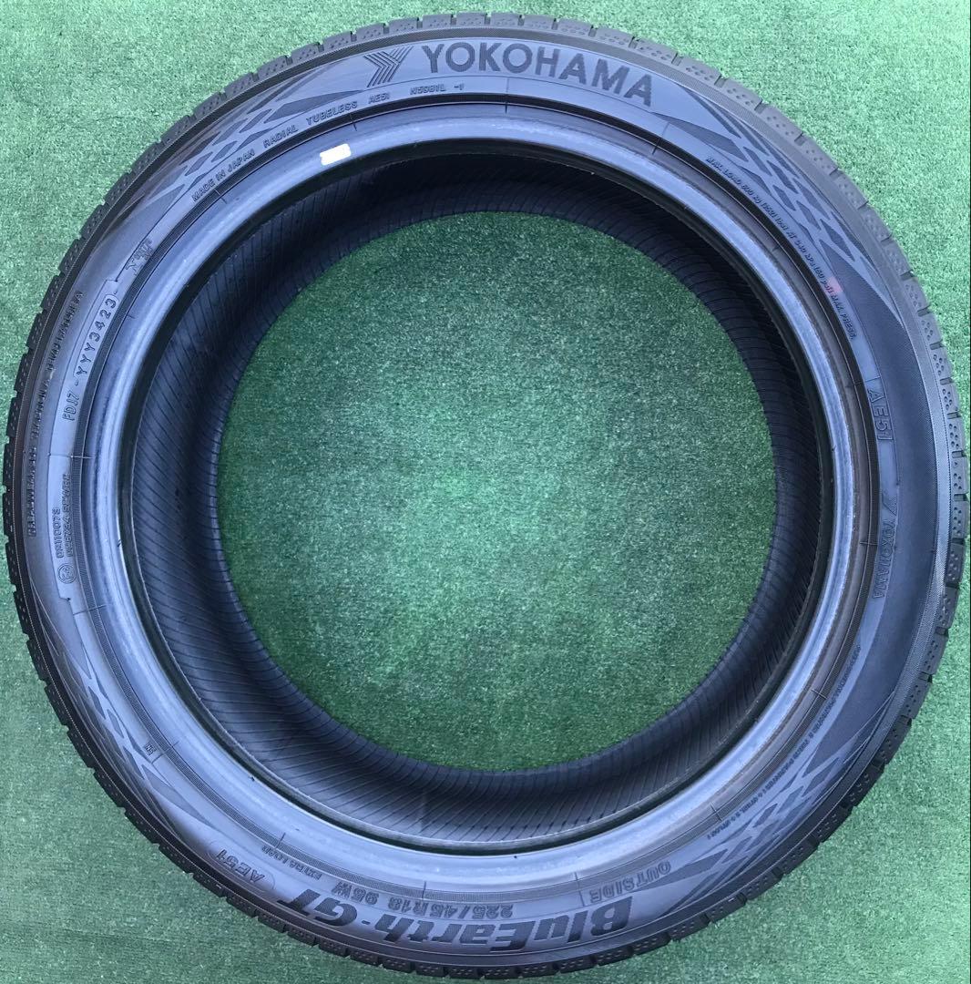 225/45 R18 YOKOHAMA BluEarth-GT AE51、4本