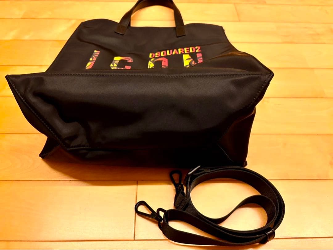 【未使用品】DSQUARED2 ICON トートバッグ ブラック