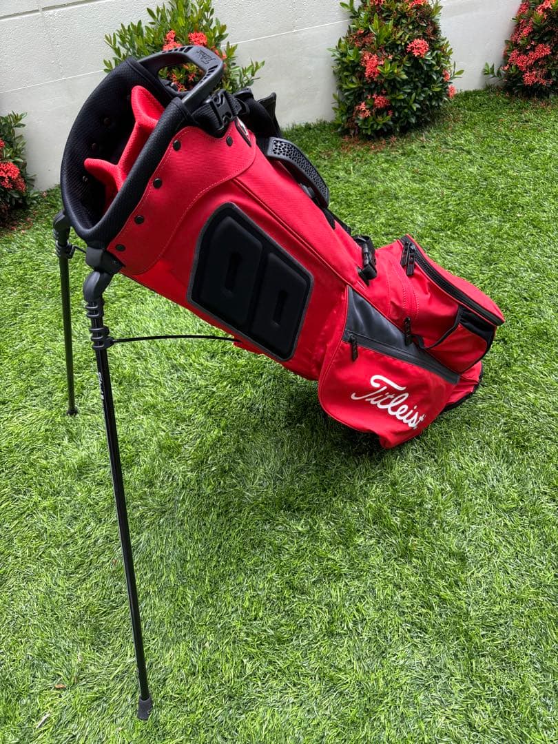 Titleist スタンドゴルフバッグ 赤 8.5型