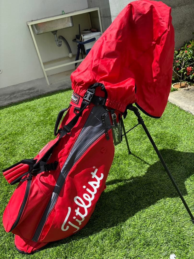 Titleist スタンドゴルフバッグ 赤 8.5型