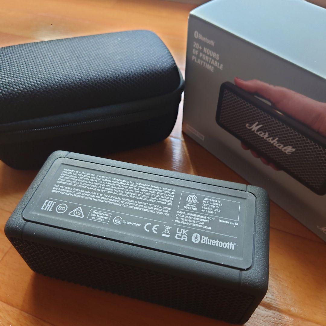 【正規品】Marshall Emberton スピーカー ケース付き 【美品】