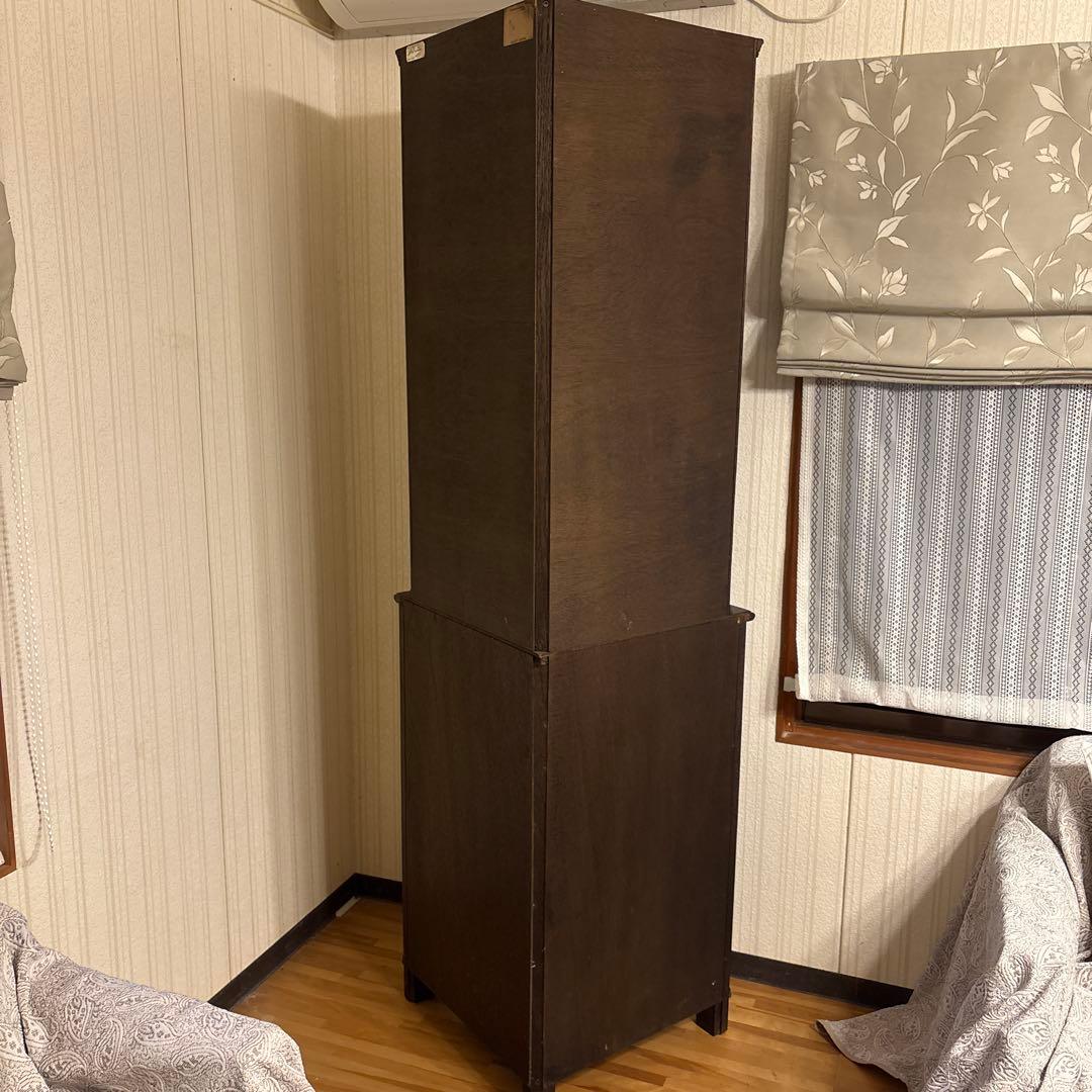 英国製ジェイシーファニチャー製アンティーク家具飾り棚コーナーキャビネット良品！