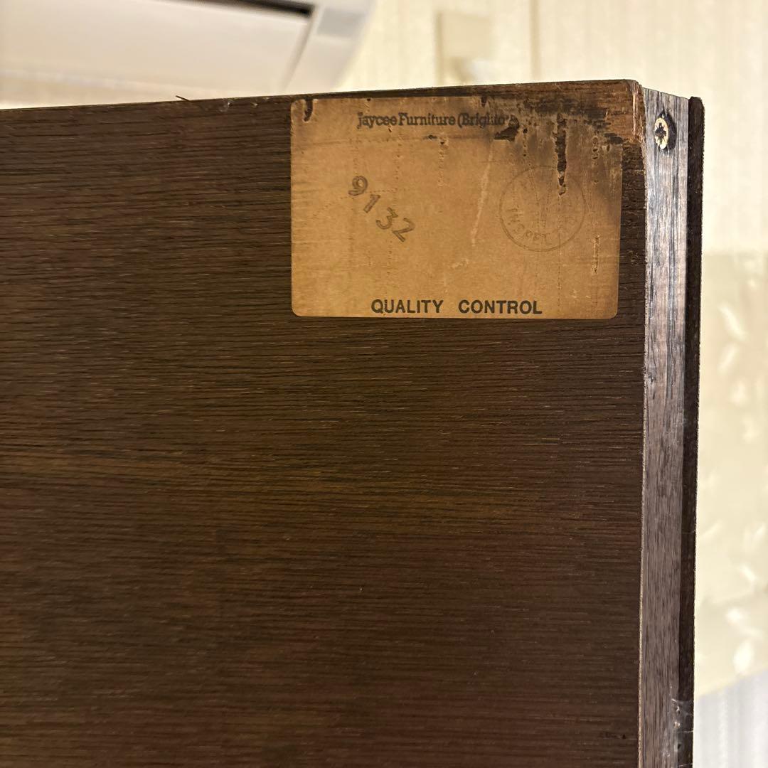 英国製ジェイシーファニチャー製アンティーク家具飾り棚コーナーキャビネット良品！