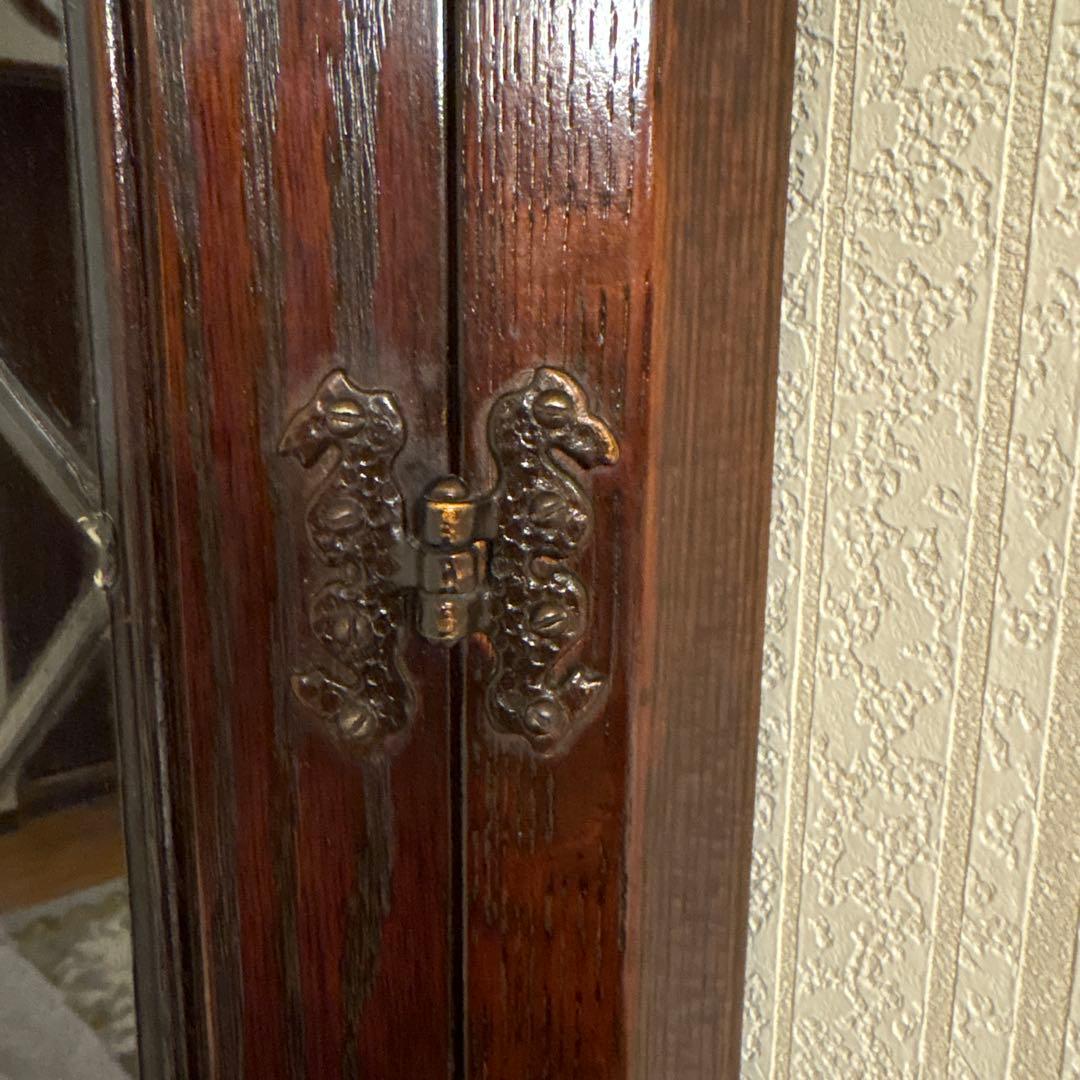 英国製ジェイシーファニチャー製アンティーク家具飾り棚コーナーキャビネット良品！