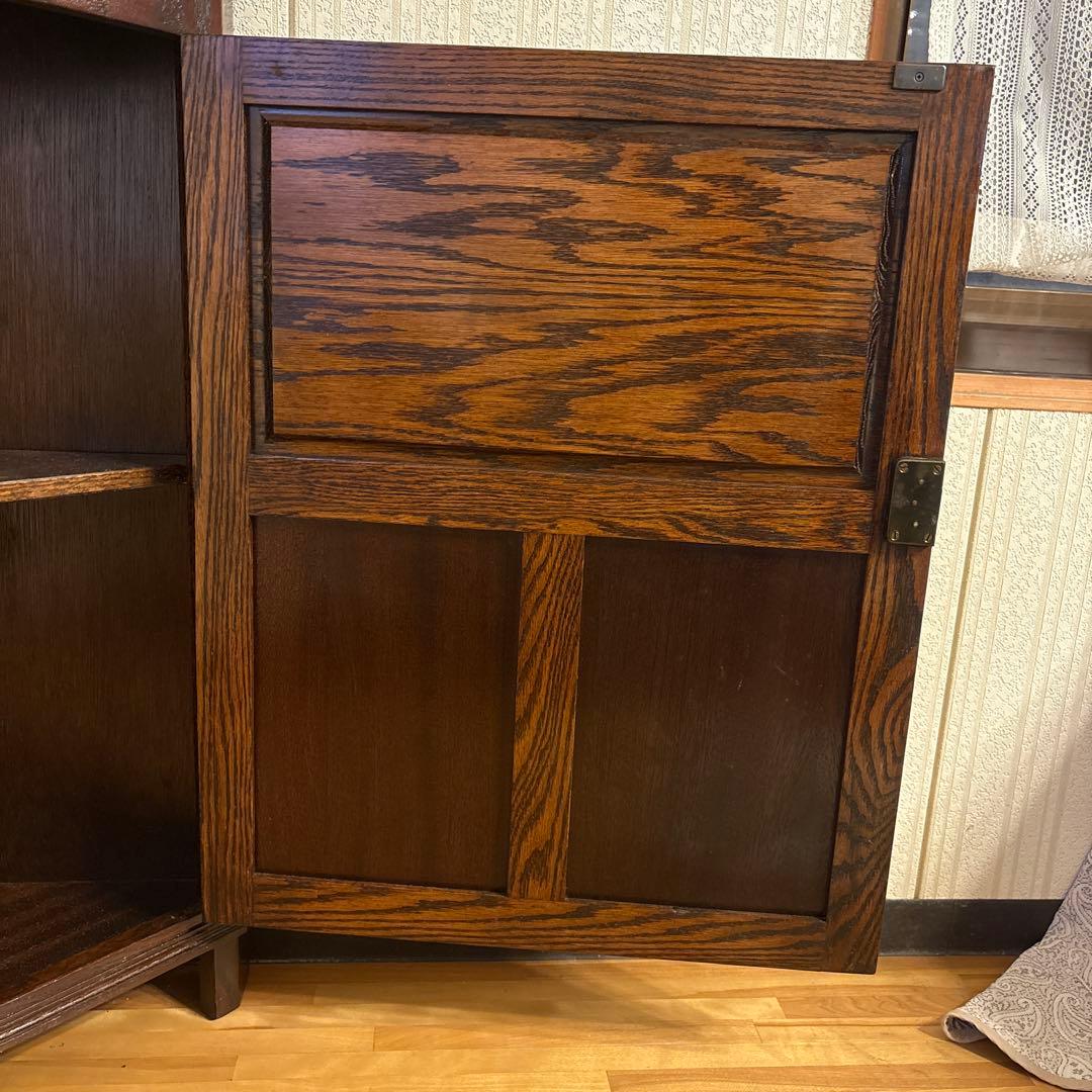 英国製ジェイシーファニチャー製アンティーク家具飾り棚コーナーキャビネット良品！