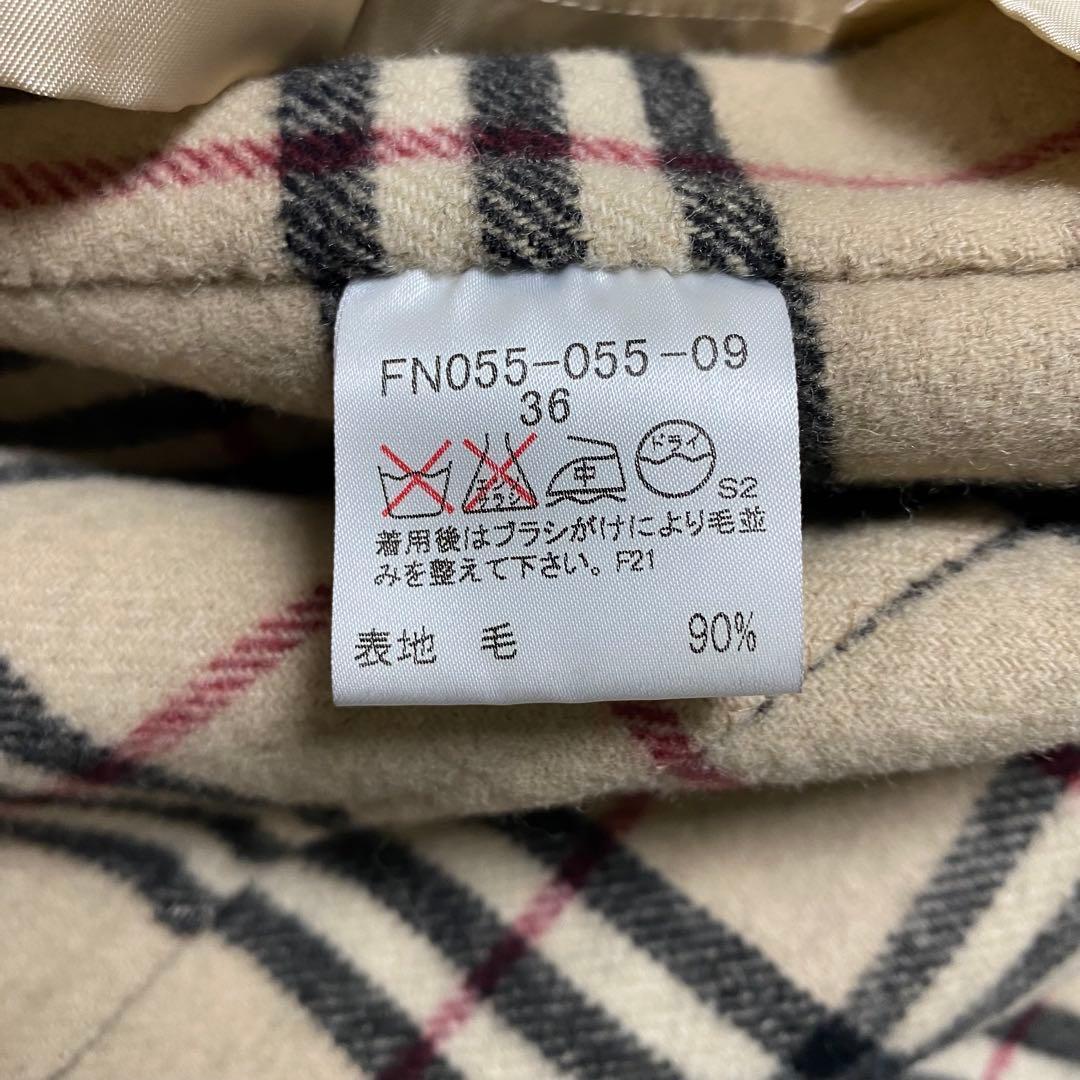 バーバリー BURBERRY LONDON カシミヤ混 ノヴァチェック裏地コート