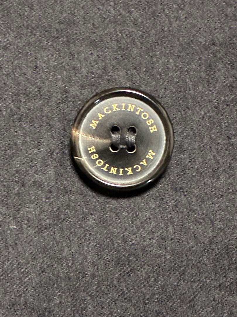 m*w様 MACKINTOSH 黒 ステンカラーコート フード付　黒 36 コル