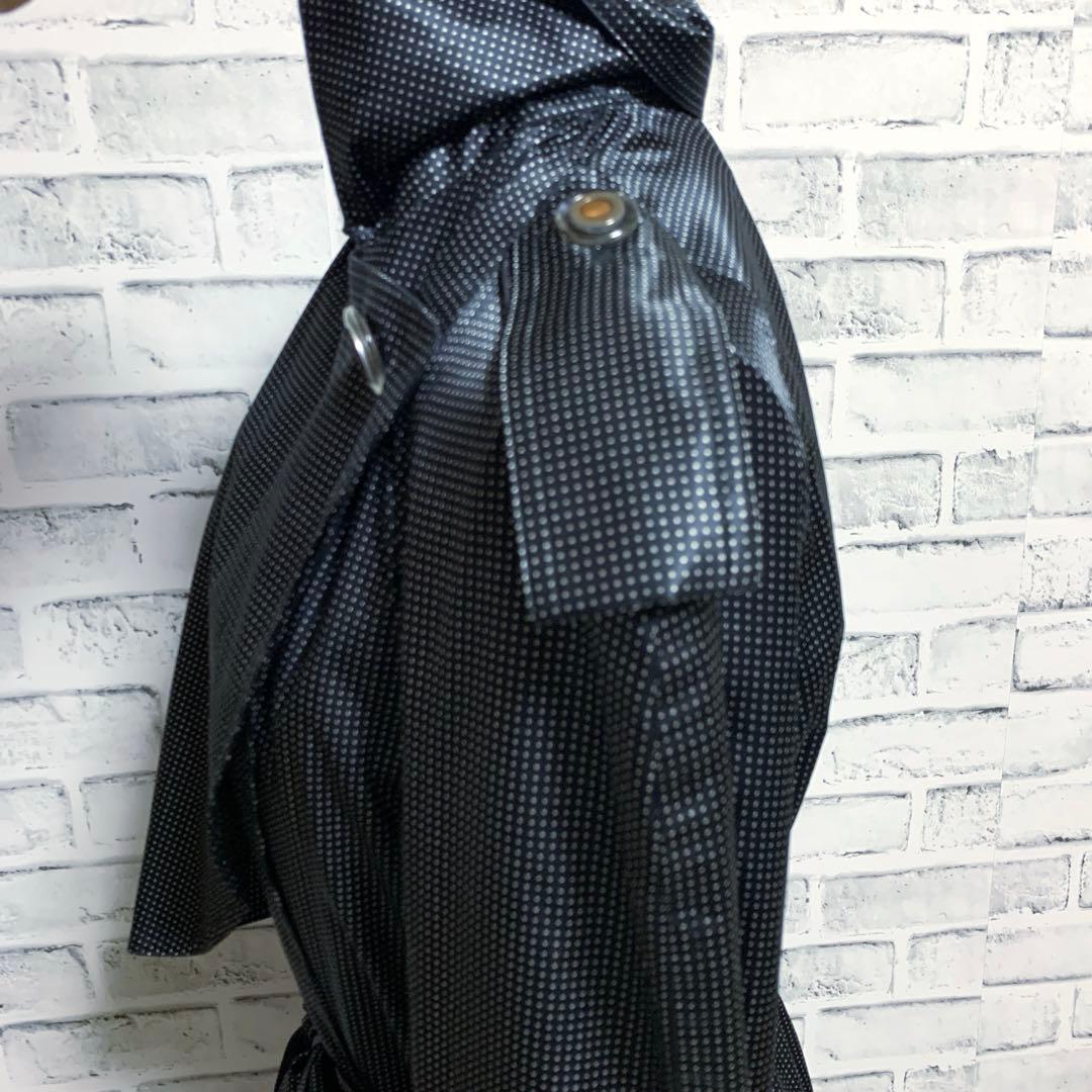 【JEAN-LOUIS SCHERRER】シルク　ドット柄　ロングコート