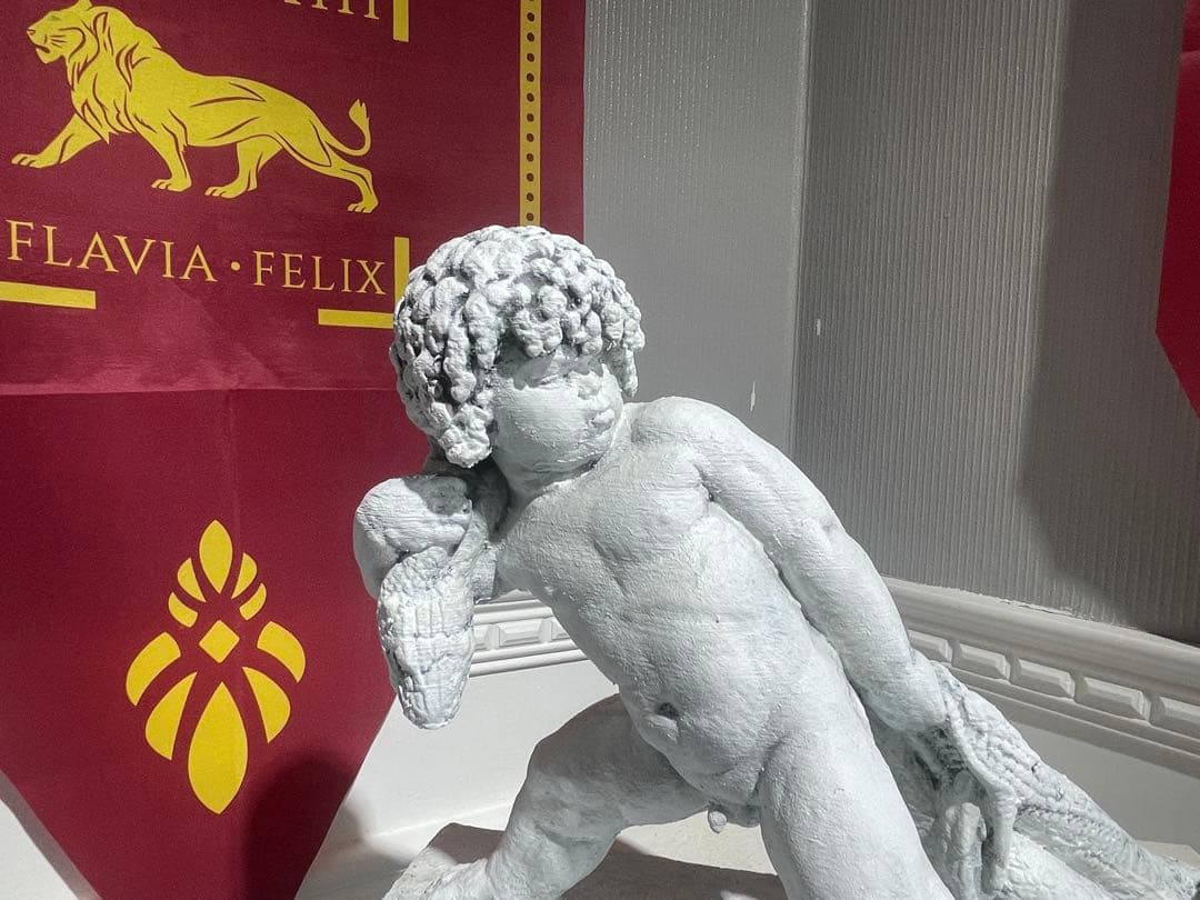 赤ちゃんヘラクレスが蛇を絞め殺す Hercules 40х27сm