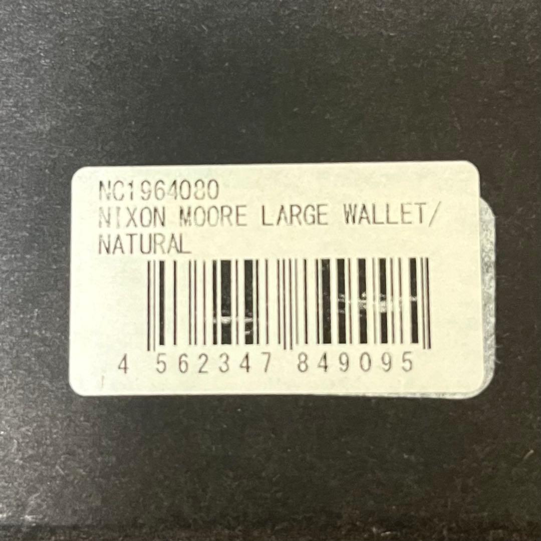 【未使用】NIXON ニクソン MOORE 本革 長財布 ナチュラル