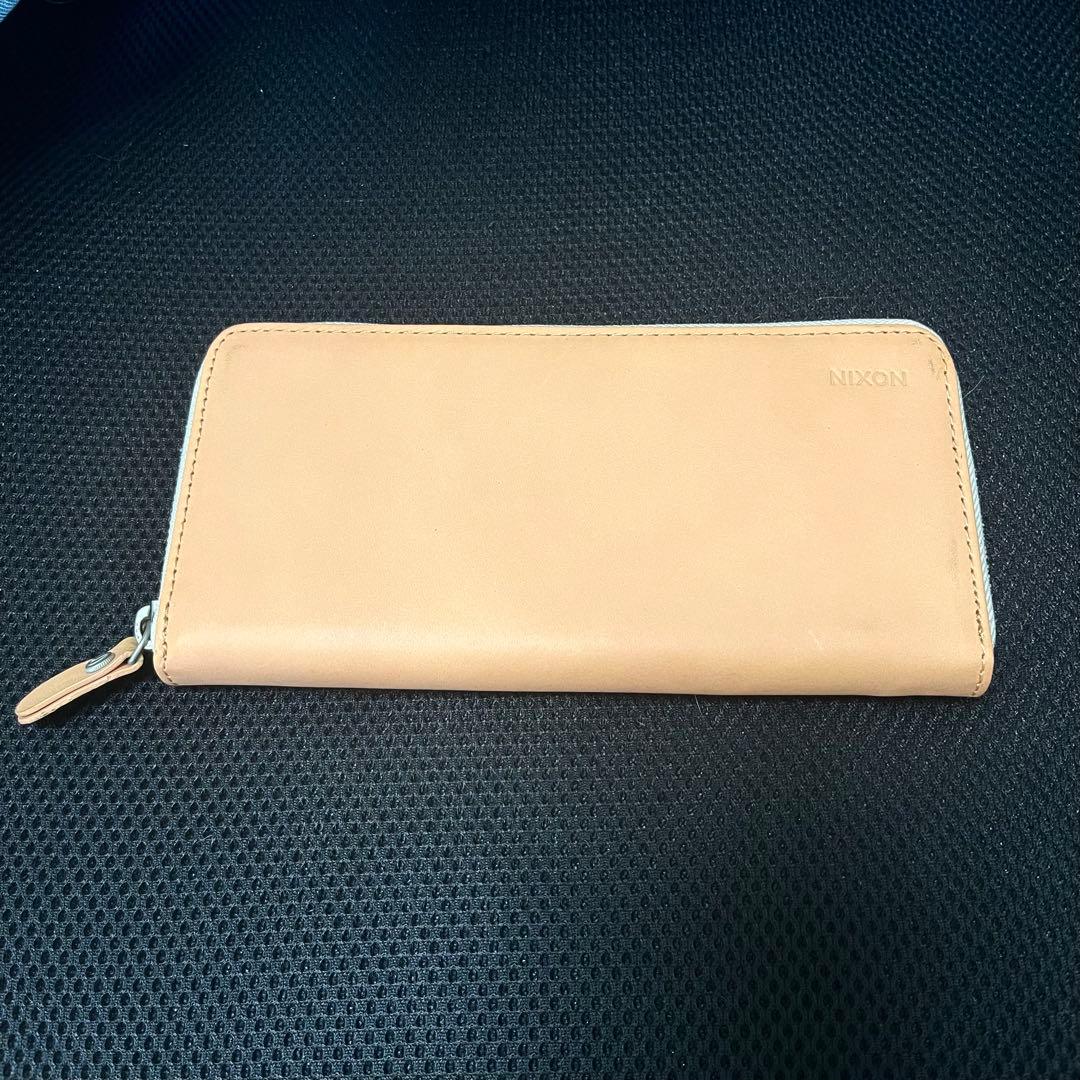【未使用】NIXON ニクソン MOORE 本革 長財布 ナチュラル