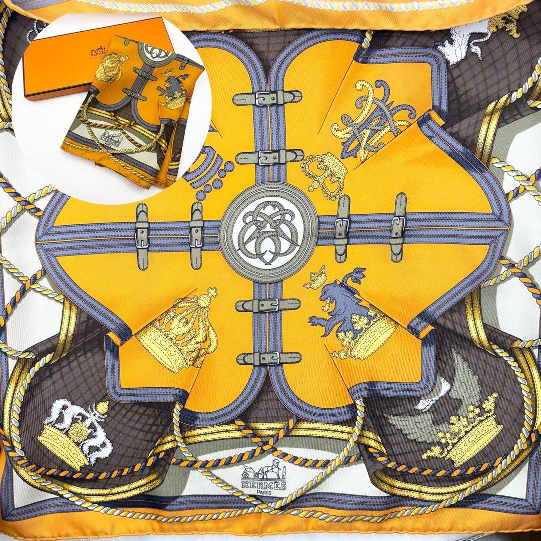 hi HERMES エルメス 45 スカーフ GRANDE TENUE