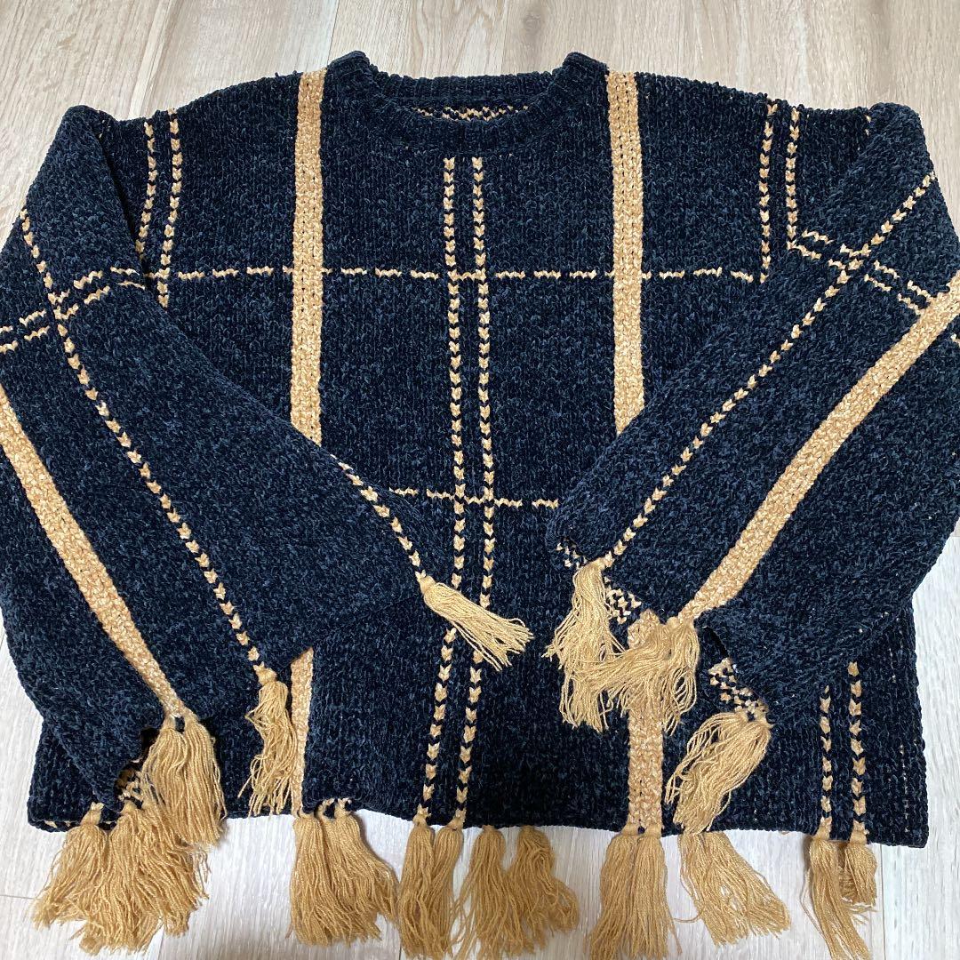 【Ameri】フリンジニット【ふみお】