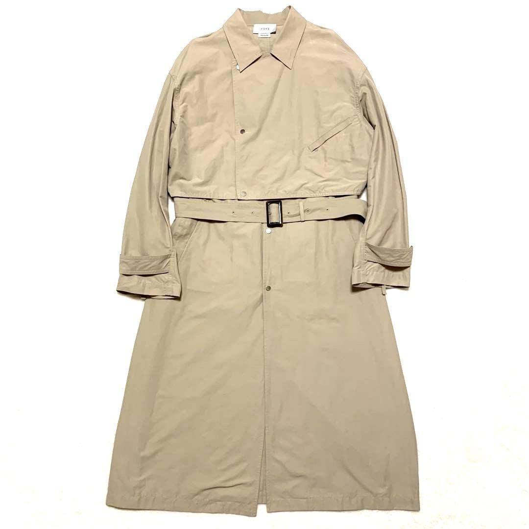 ✨良品✨YOKE DETACHABLE DUSTER COAT BEIGE M