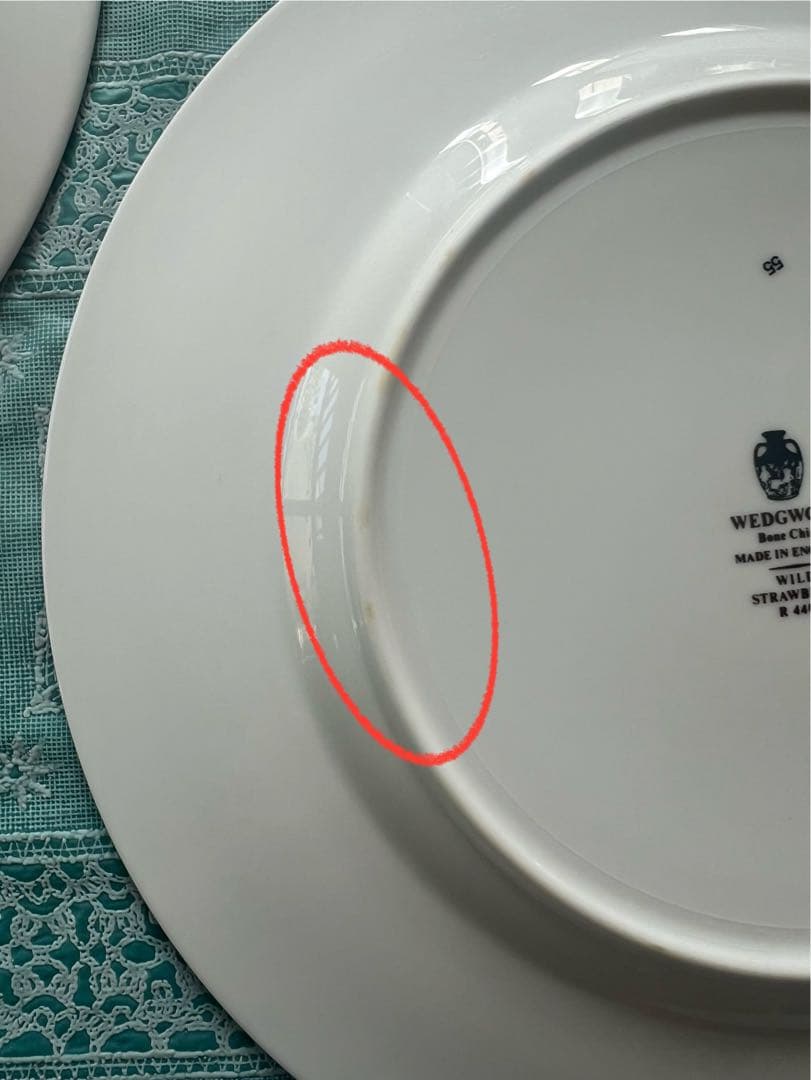 ウェッジウッド　ワイルドストロベリー皿5枚セット約22.5cm