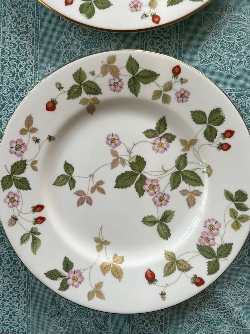 ウェッジウッド　ワイルドストロベリー皿5枚セット約22.5cm