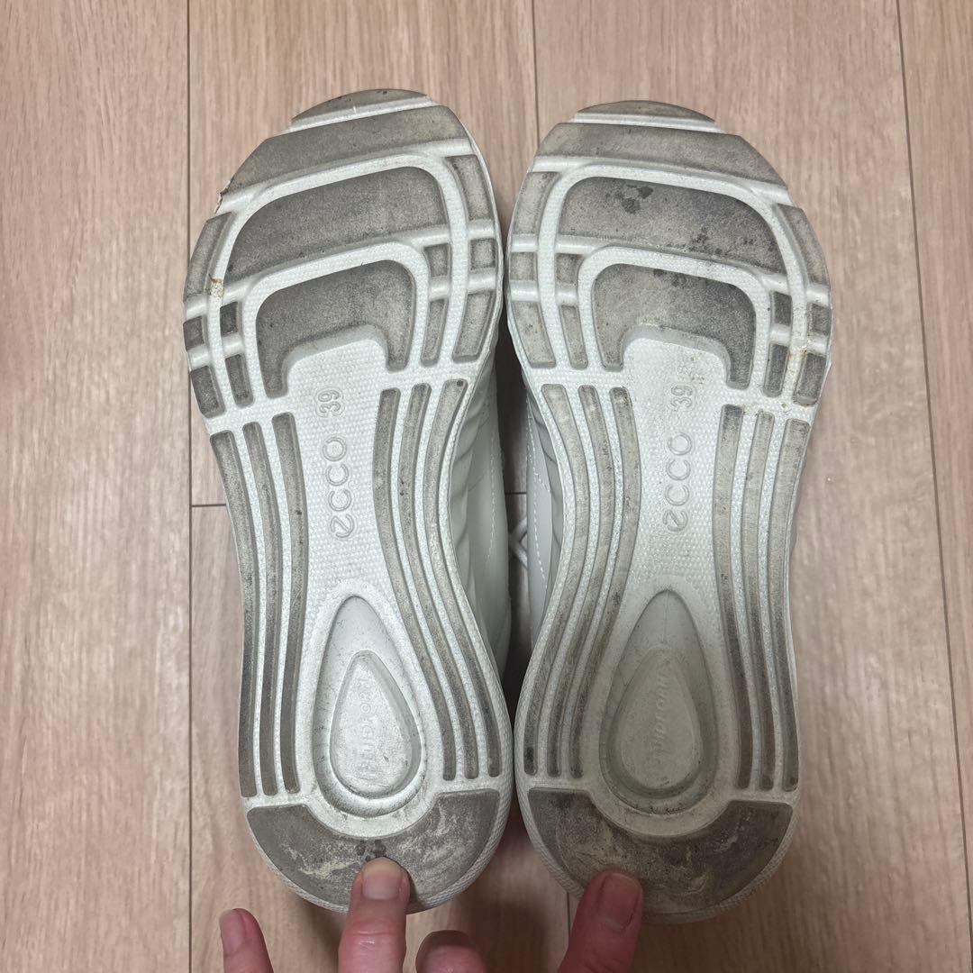 ECCO ホワイト スニーカー