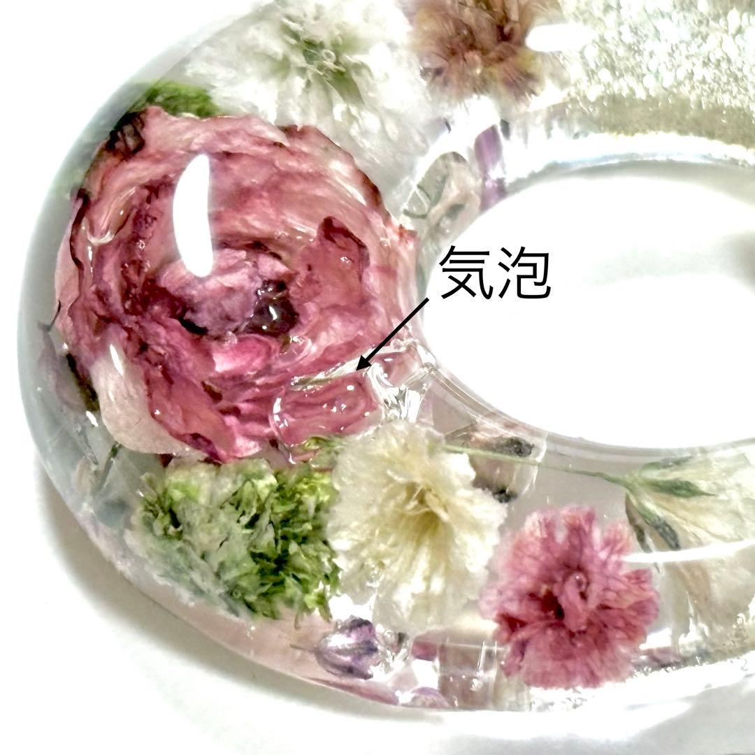 A26-013 レジンネックレス(ミニ薔薇)レッドPremium