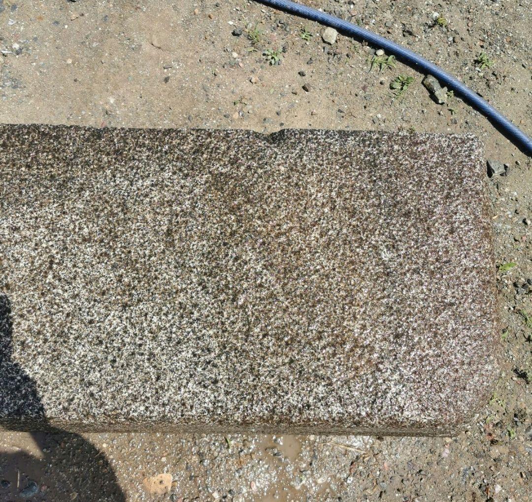 沓脱石　378キロ　庭石　石　石材　庭 坪庭　ガーデニング　置物　オブジェ