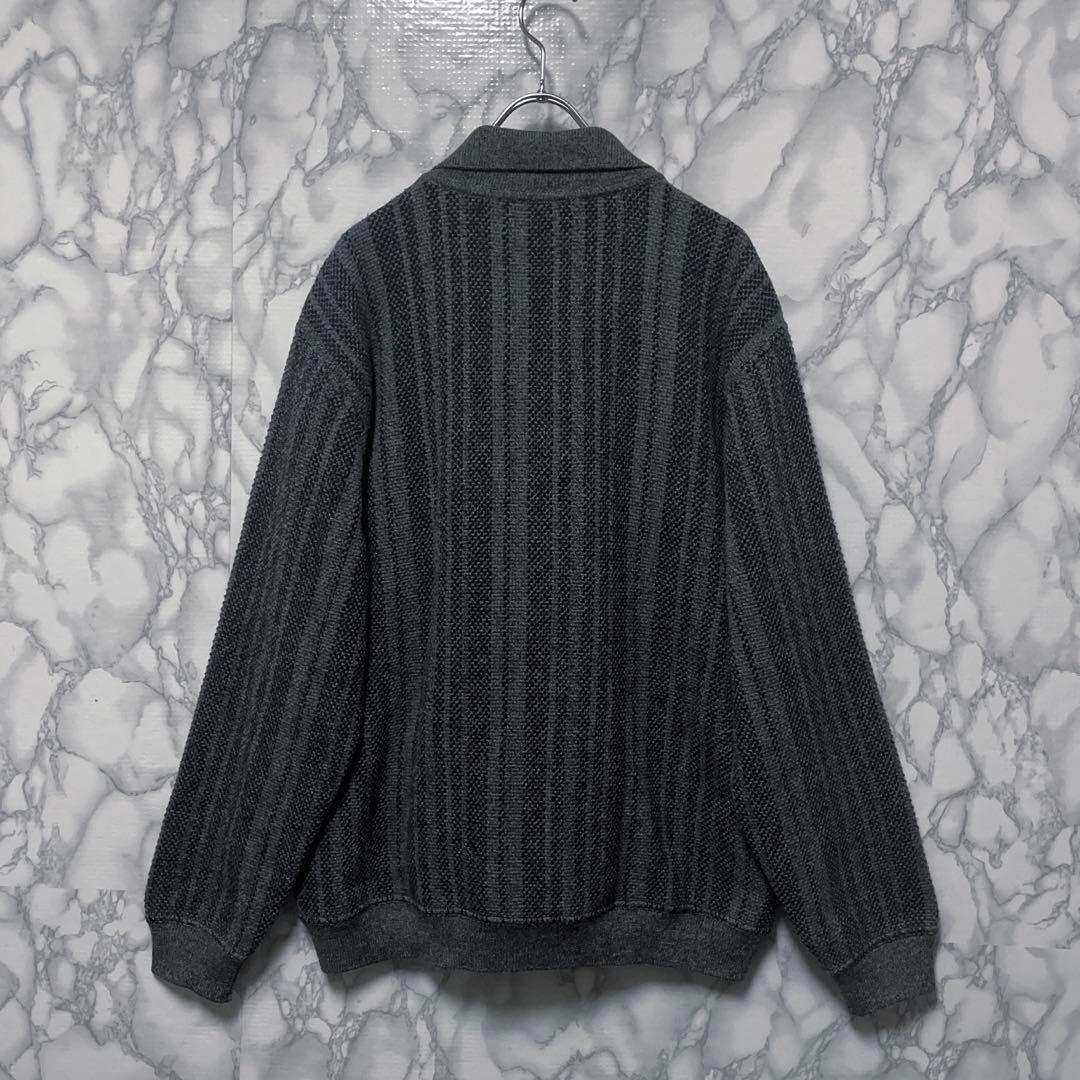 良品　Salvatore Ferragamo フェラガモ　デザインジップニット