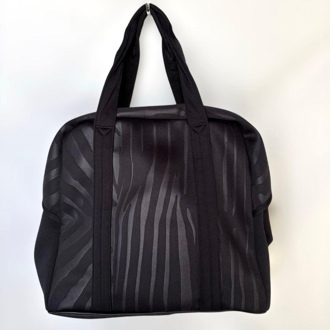 Stella McCartney 黒ゼブラ スポーツバッグ