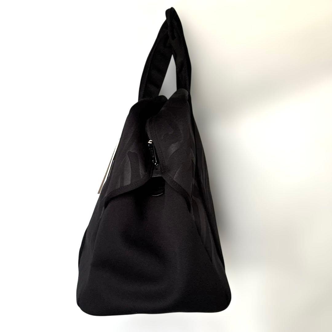 Stella McCartney 黒ゼブラ スポーツバッグ